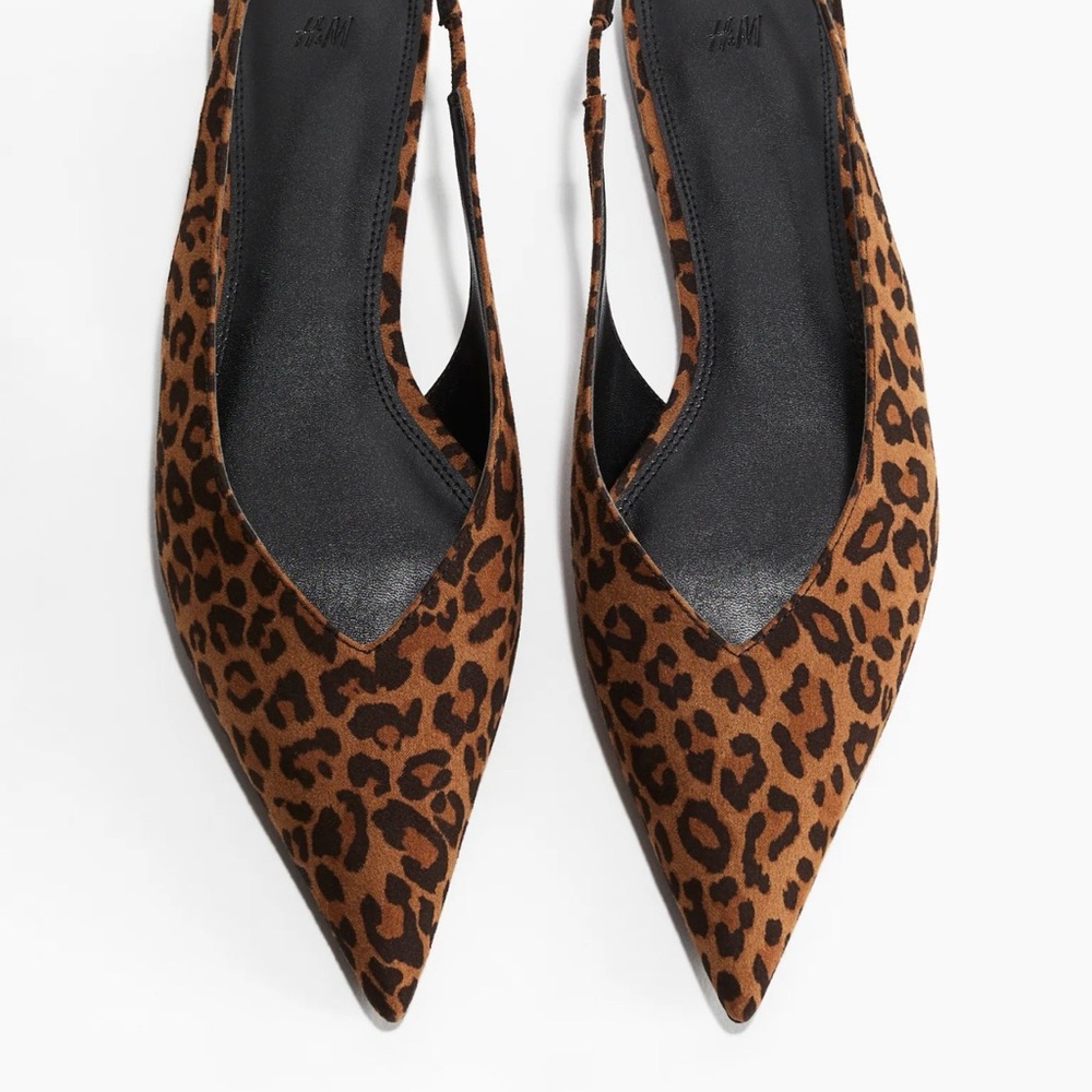 H&M Brown Leopard Print Flats